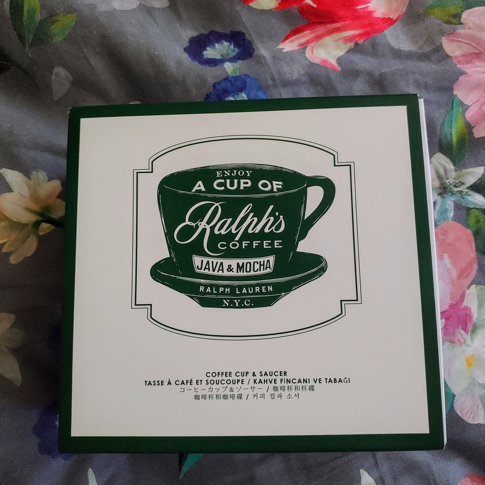 Ralph Lauren Coffee Cup & Saucer Set